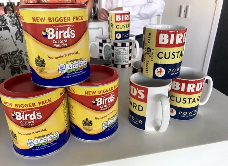 BMAG Birds Custard display at product launch as part of Creative Heights event