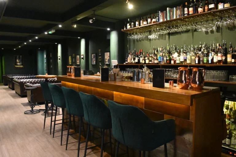 The beautiful bar interior of Birmingham's Fox and Chance