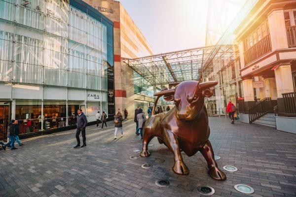 Bullring bull in Birmingham