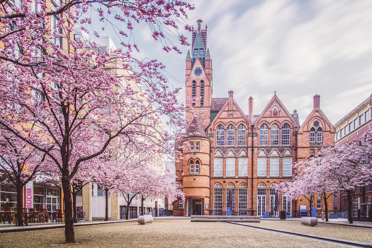 Image of Ikon Gallery Birmingham in the spring by Verity Milligan Photography