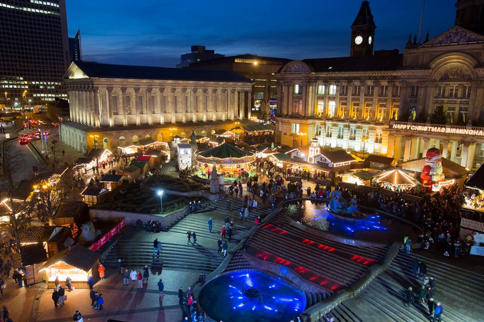 Birmingham's Christmas Markets near Rotunda
