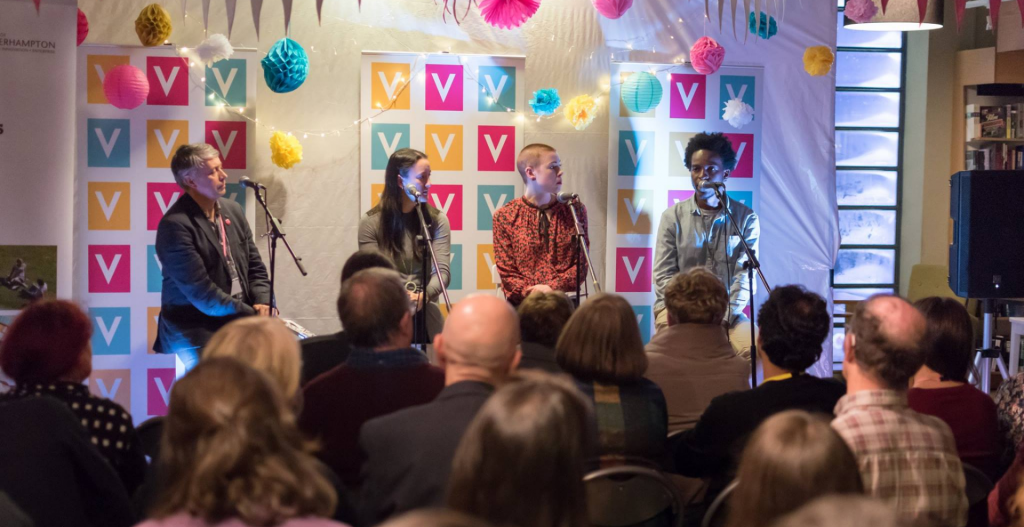Image of four people on stage at Verve 2019 