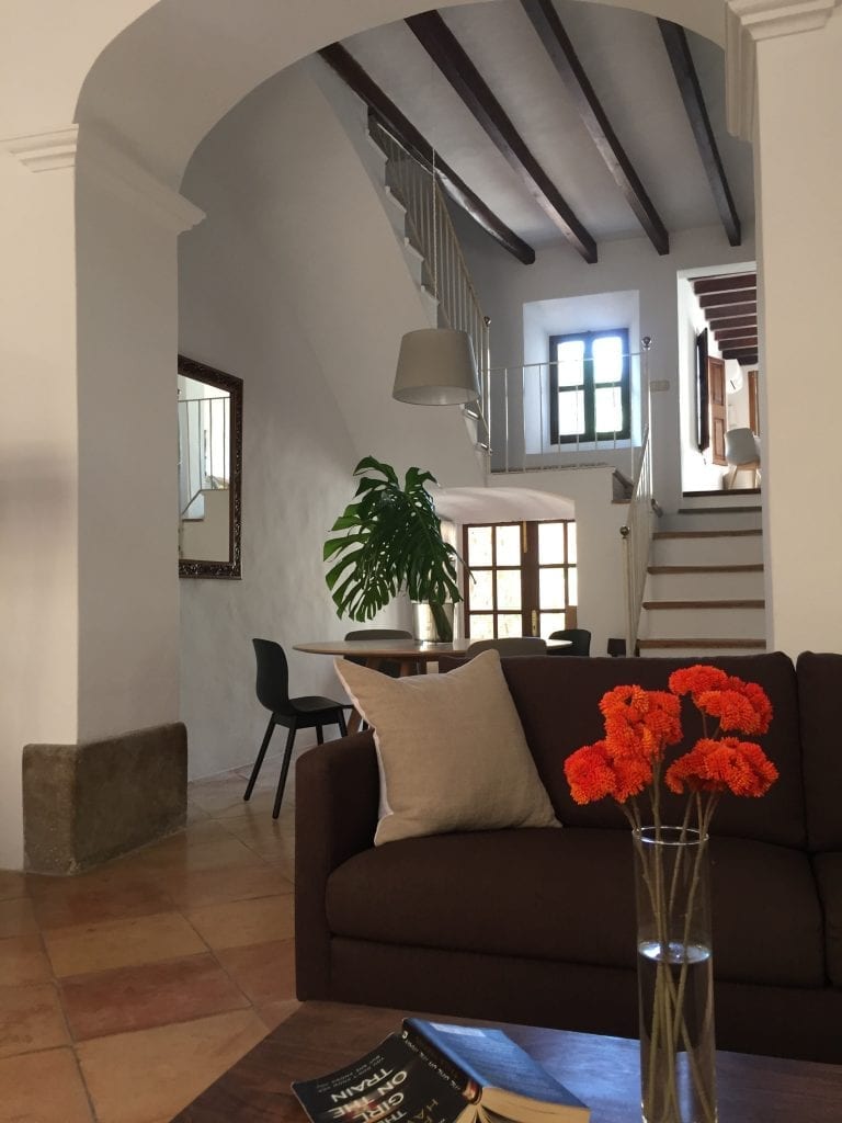 Soller townhouse lounge and staircase