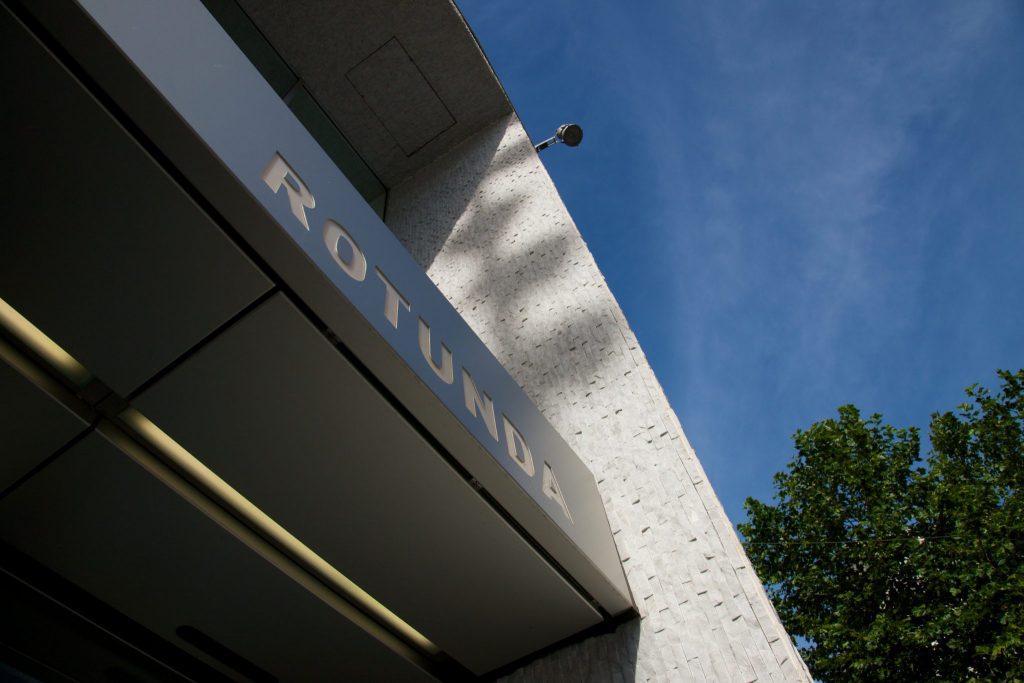 Entrance to Rotunda Birmingham 
