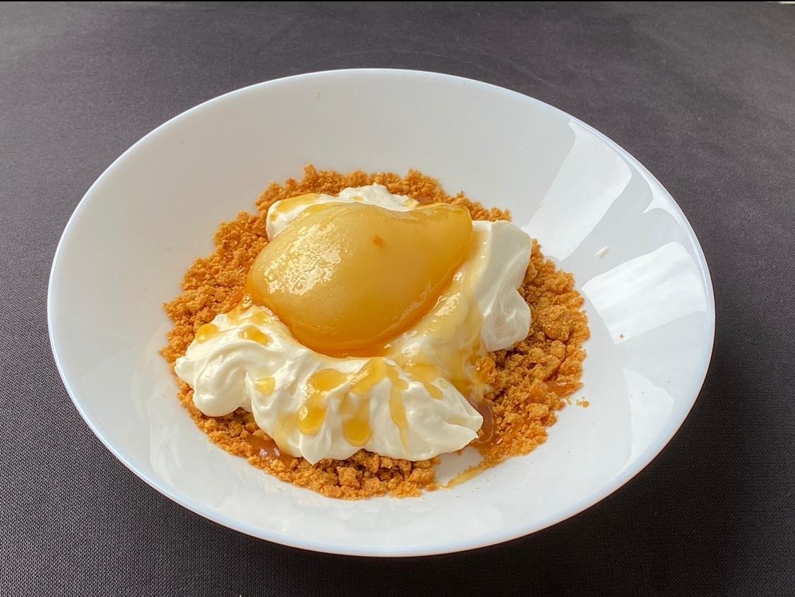 Poached pear Cheesecake Recipe