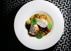 Opus Restaurant - monkfish dish