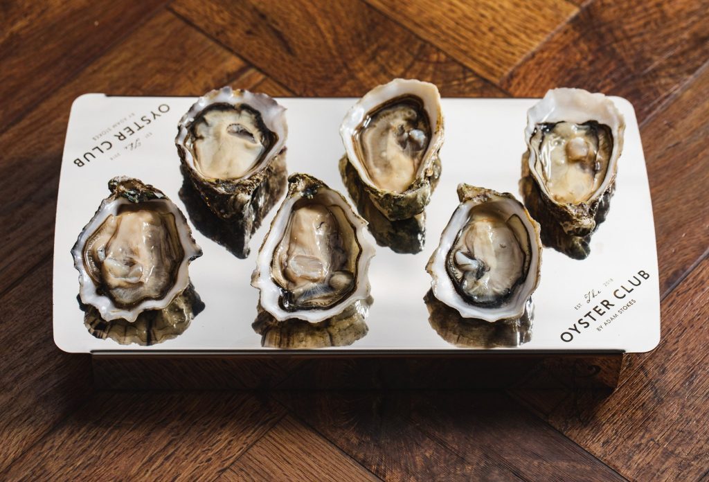 Oysters from Oyster Club Restaurant by Adam Stokes