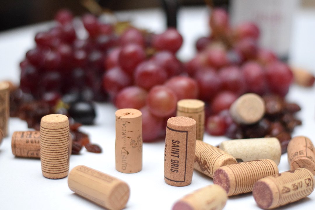 Wine-Corks-Grapes for the Birmingham Wine Weekend 2020