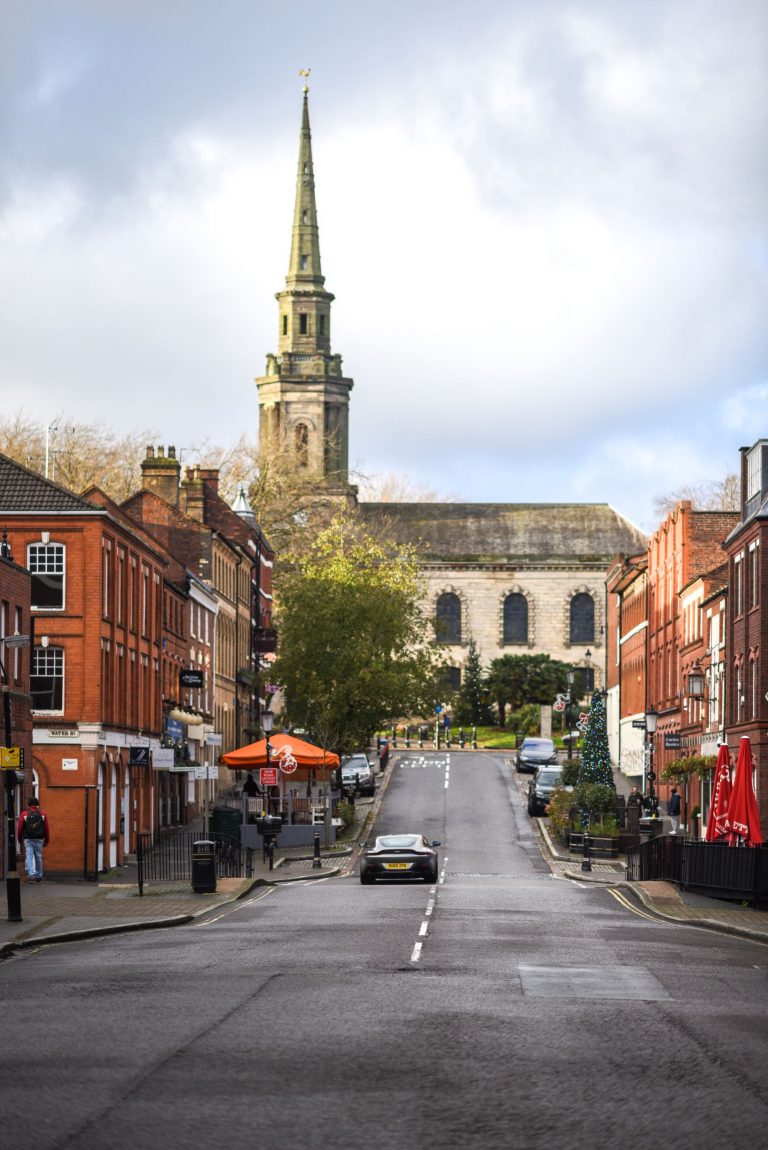 Views down Ludgate Hill of St Paul's Cathedral in Birmingham's Jewellery Quarter - Photo credit: Anne-Marie Hayes