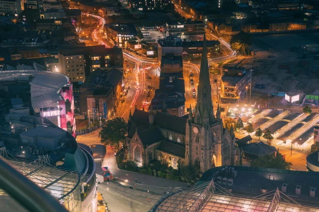 Views of the beautiful St Martins church from Staying Cool's Rotunda Penthouse taken by Ross Jukes