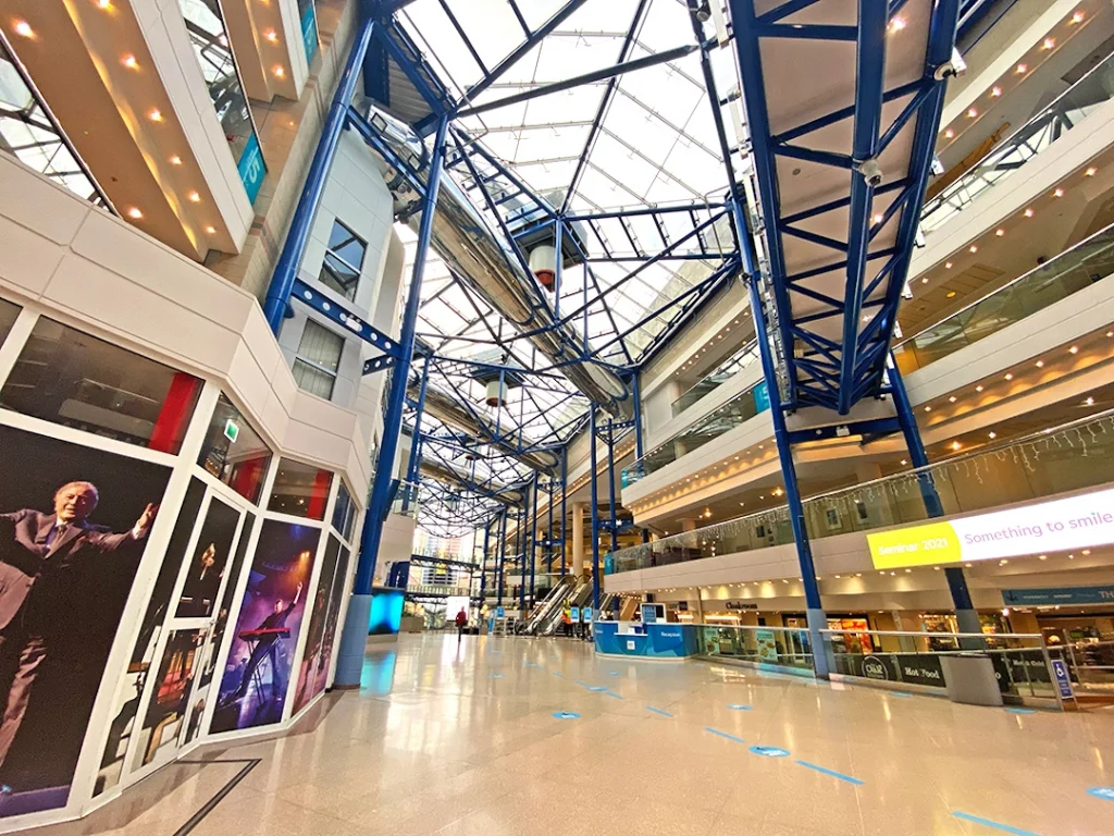 ICC Birmingham's Atrium, located off Centenary Square