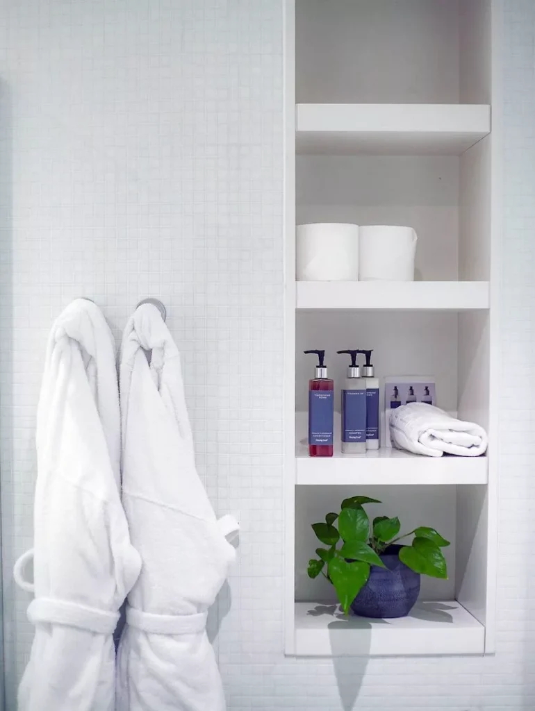 Staying Cool at Rotunda offers ultimate comfort with bathrobes and complimentary eco friendly toiletries.