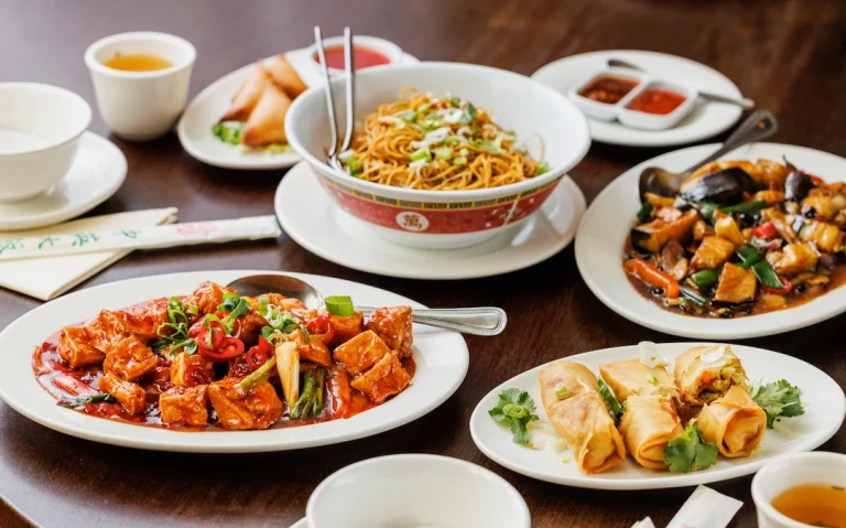 A selection of tasty dishes from Birmingham's Chung Ying Cantonese restaurant